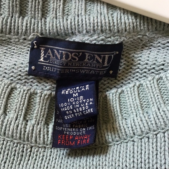 Blue gray lands end sweate - Picture 3 of 3